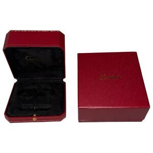 Cartier Red Bracelet Box Set w/ Inner Case & Tool Slot – Box Only Jewelry